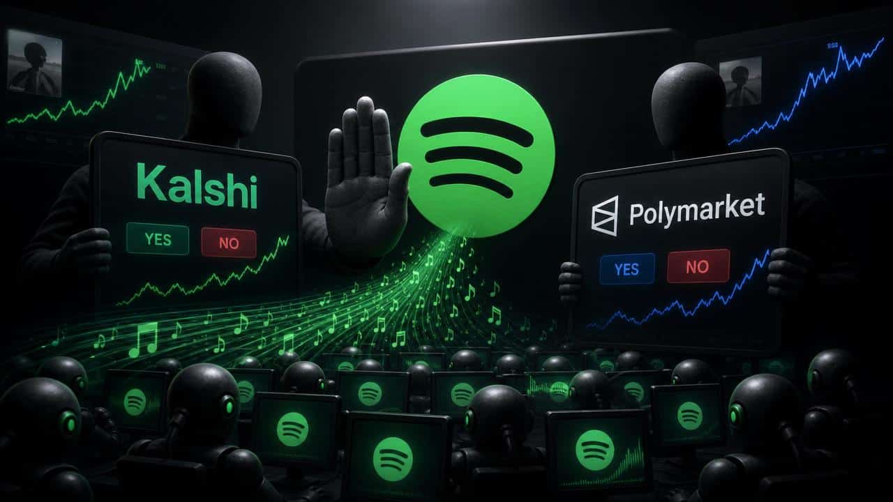 Spotify Tells Kalshi and Polymarket to Back Off