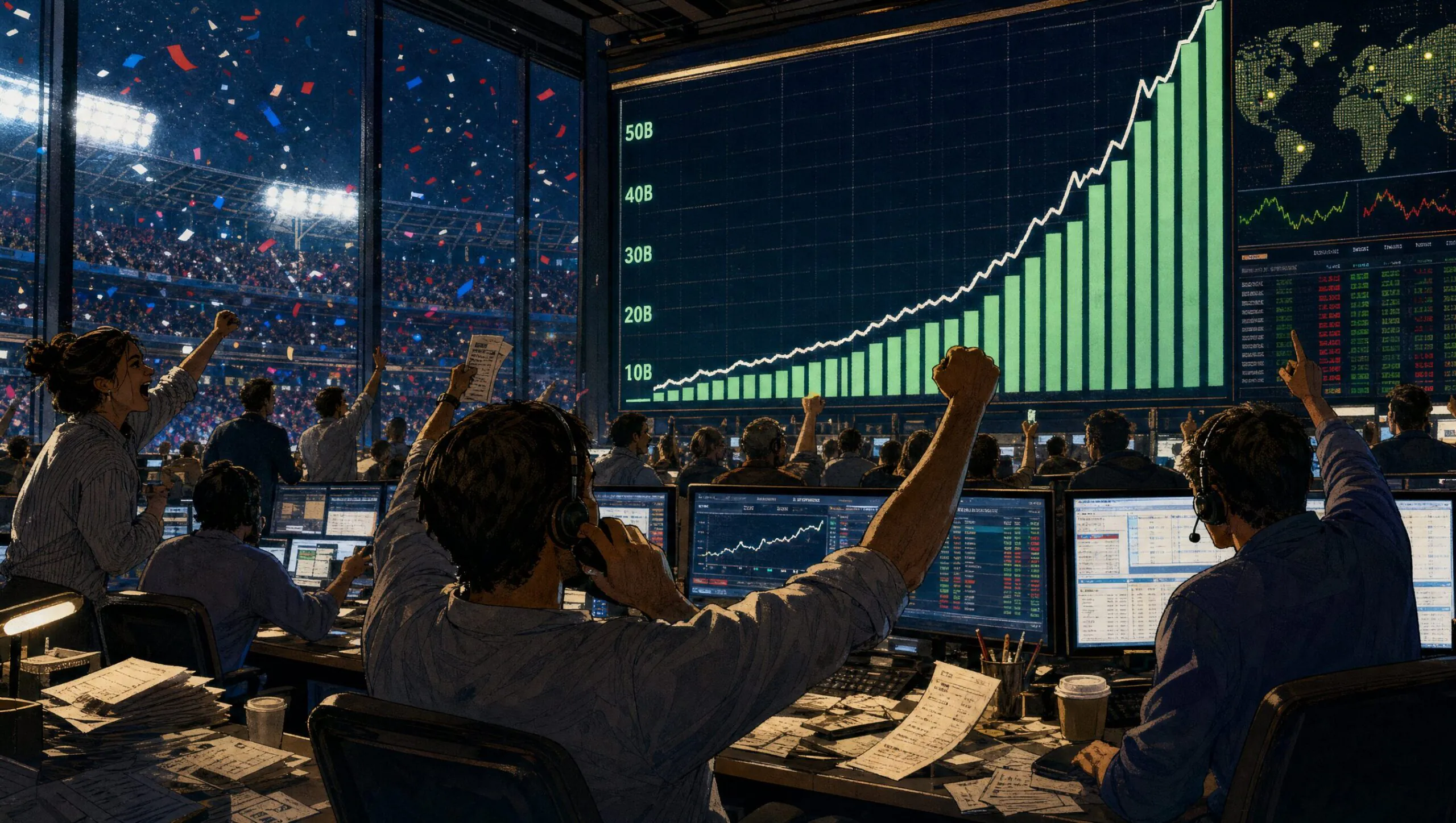 Kalshi and Polymarket Post a Record $50.6 Billion Month